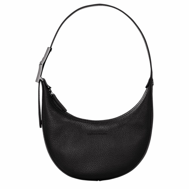 Black Longchamp Roseau Essential S Women's Hobo Bags